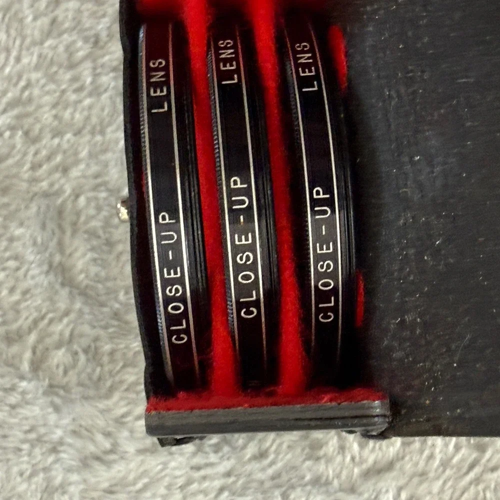 Vivitar‎ 52mm Close-Up Lens Filter Set No.1 No.2 No.4 w/ Case Japan Vintage
